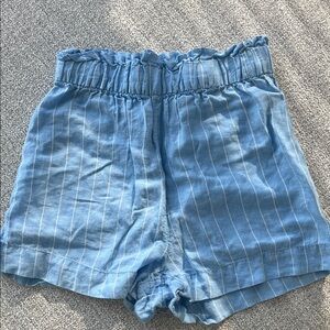 High-Waisted Striped Women's Shorts